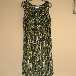 Jones Studio Sleevless V-Neck (Sweetheart) Summer Dress